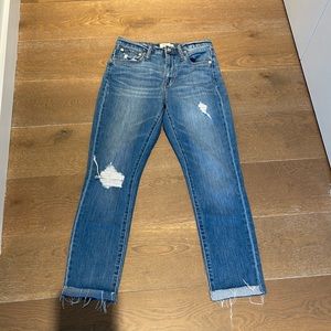 Madewell High Rise Slim Boy Jean